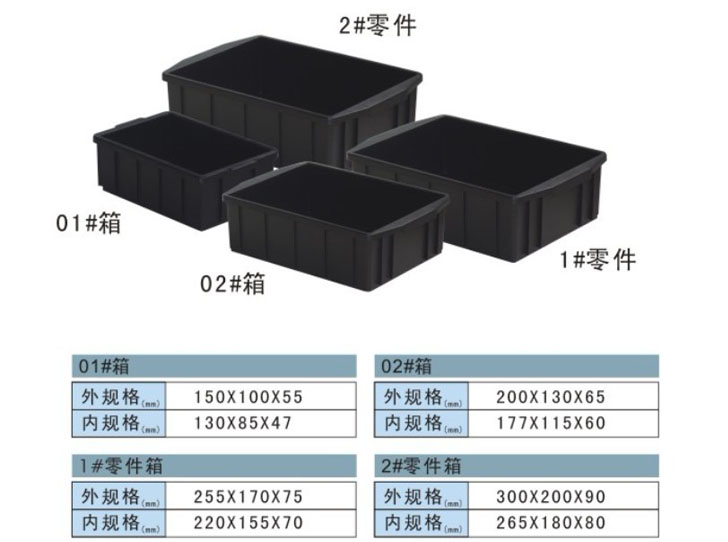 塑料零件盒-01号02号1号2号箱